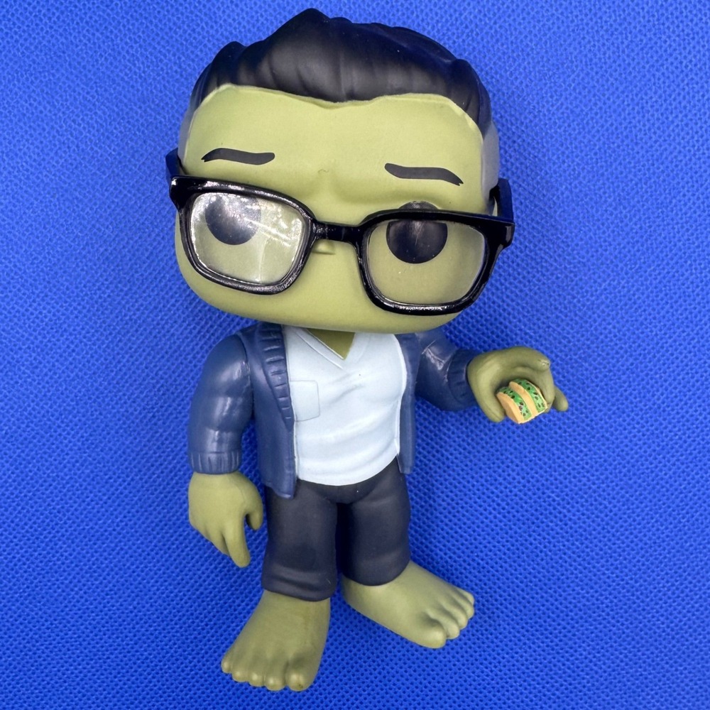 Funko Pop Marvel Avengers Endgame Hulk Taco Glasses Figure 478 Bruce Banner Nerd